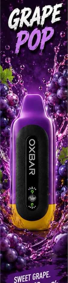 Grape Pop promotional flavour card