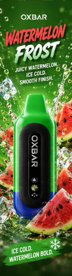 Watermelon Frost promotional flavour card